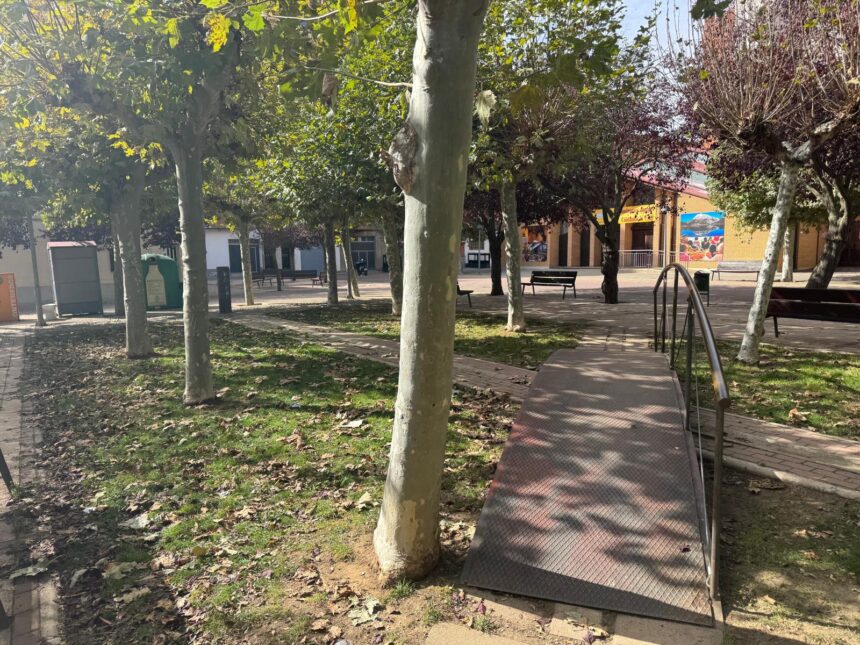 zona verde de la plaza de San Antonio